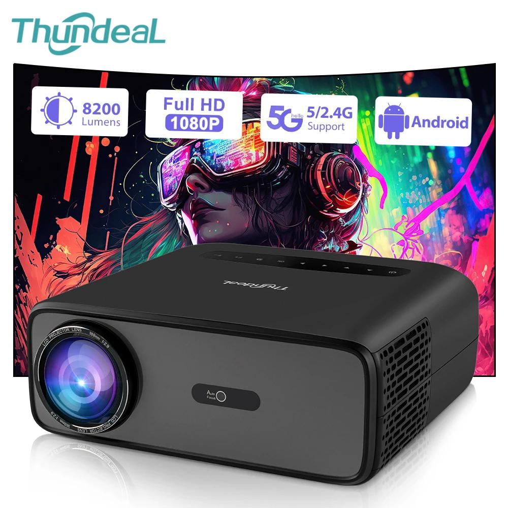 ThundeaL Ǯ HD 1080P TD97  ,  6, ȵ̵ 4K , ڵ  ޴ , TD97Pro 3D Ʈ Ȩ þ